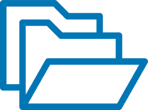 Confidential file icon indicating private and discreet case handling